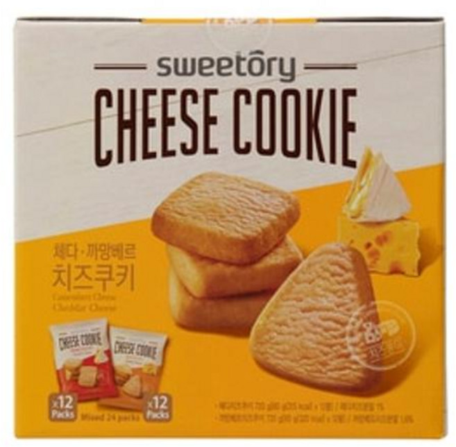 코스트코 Sweetory 치즈 쿠키 24입, 1.44kg, 1개