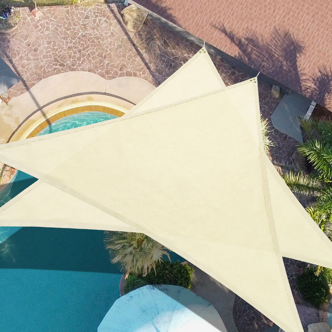 그늘애 국산 삼각 아일렛 썬쉐이드, 아이보리
