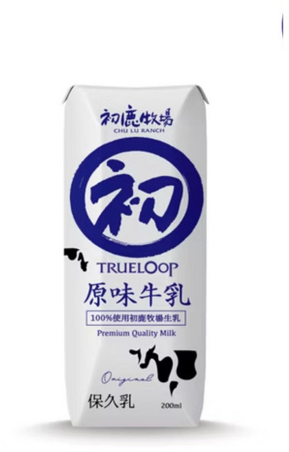 初鹿牧場 原味保久乳, 200ml, 24入
