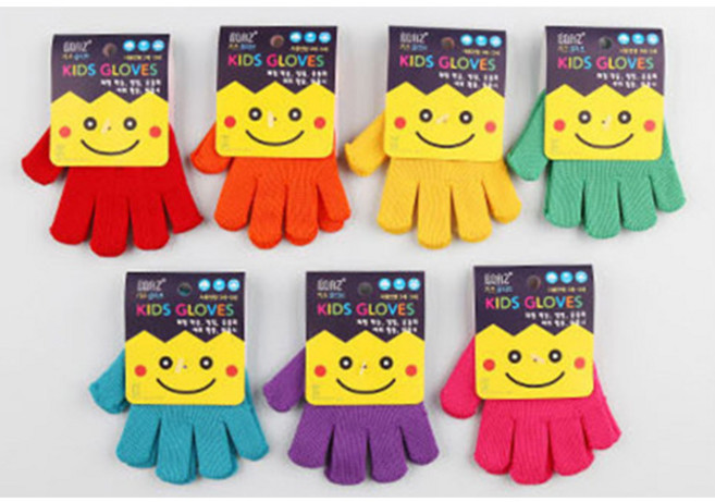 보아스 어린이 목장갑 키즈글러브 텃밭 모래놀이 갯벌 체험 아동 면장갑, 5-7세용, 레드