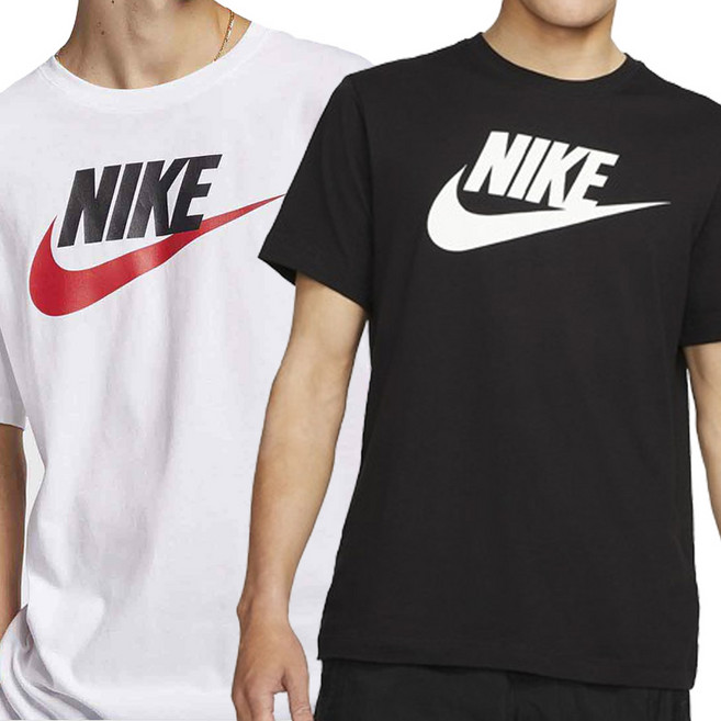 나이키 스우시 남자 여자 커플 공용반팔 러닝 런닝 반팔 티셔츠 푸츄라