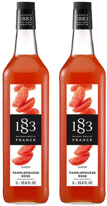 1883 핑크자몽시럽 1000ml 2개세트, 1L, 1개