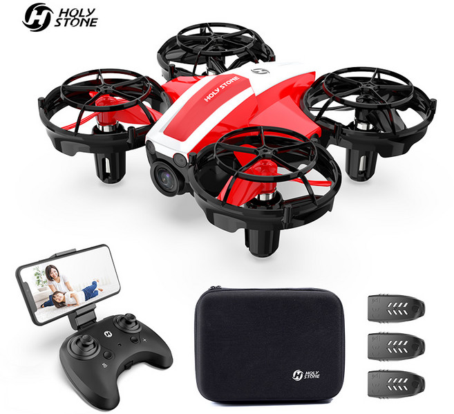 홀리스톤 HS210P 카메라 완구드론, 빨강, 1개
