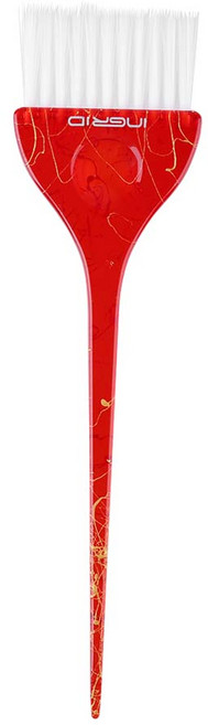 휴대용 헤어 틴팅 도구 미니 라이트 염색 헤어 브러쉬 홈 실용 빗 건조기 곱슬 살롱 DIY 헤어 스타일링 도, 03 Red