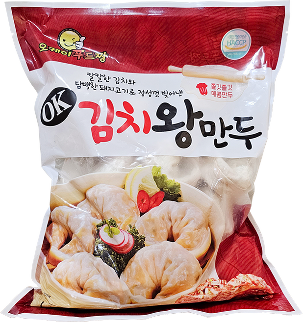 만두 시리즈/ 고기왕만두 김치왕만두 고기손만두 김치손만두 감자고기찐만두 감자김치찐만두 전문점용 업소용 푸드짱, 1.4kg, 1개