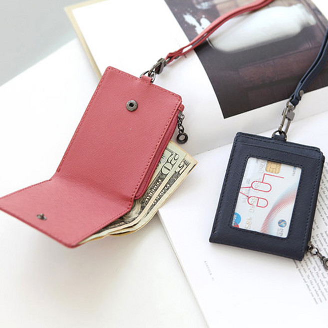 프롬비 리얼소가죽 칸타빌레 목걸이카드지갑 카드목걸이