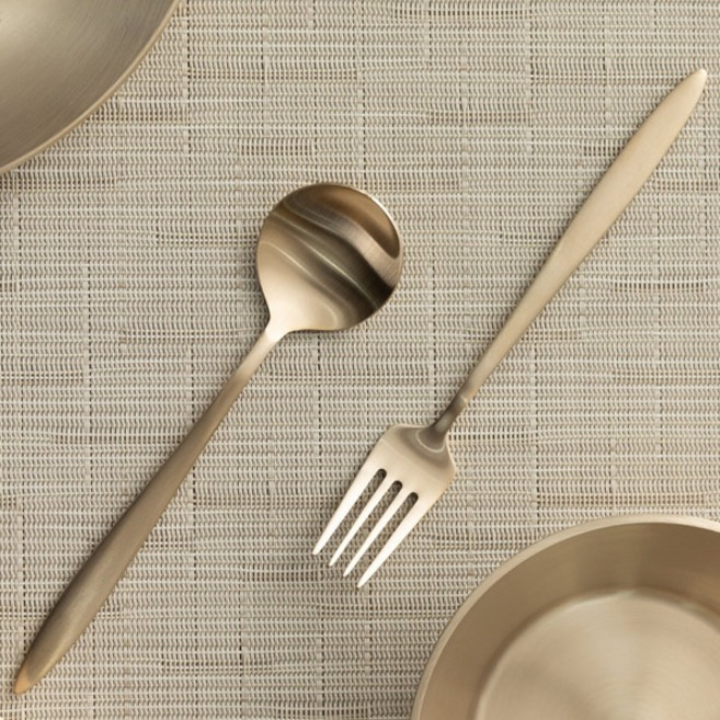 놋결 방짜유기 놋그릇 샐러드스푼+샐러드포크+무료각인+포장박스, 유기, 1세트, 샐러드스푼_샐러드포크