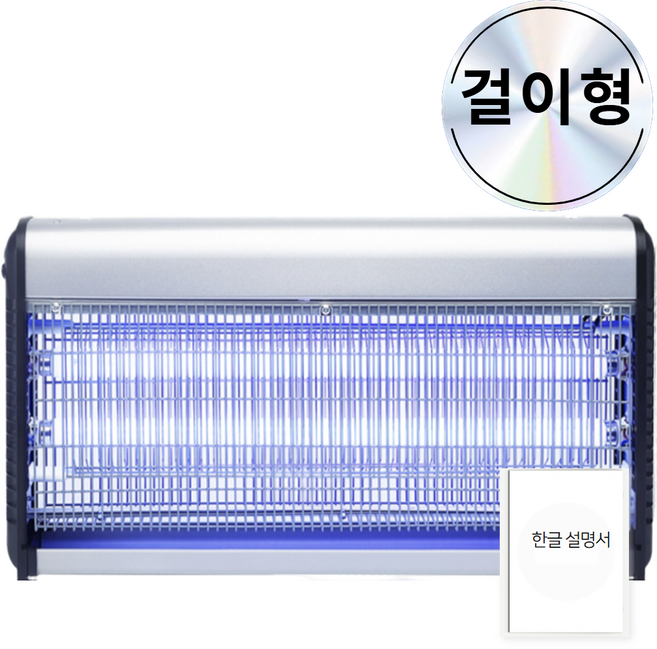 파밍굿즈 굿바이모스 가정용 업소용 LED 프리미엄 무소음 모기 퇴치기, 대형