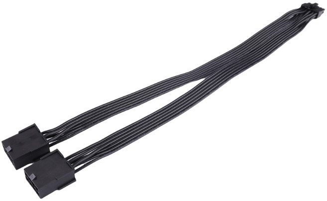 ATX8PIN RTX3070 RTX3090 전원 공급 장치와 호환되는 PCIe5.0 12VHPWR 2x 8핀(6+2P)-12핀 그래픽 카드 전원 어댑터 케이블, 1개