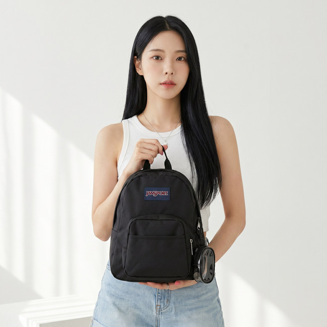 국내매장 정품 잔스포츠 하프파인트 미니 백팩 여성 학생 아동 데일리 가방 (다비즈 키링 증정)