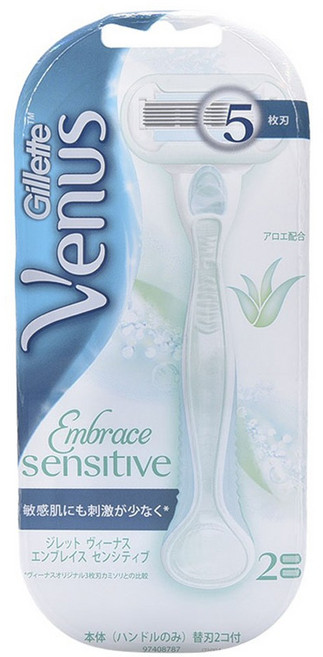 Venus 엠브레이스 센시티브 본체 + 교체날 2개입, 1개