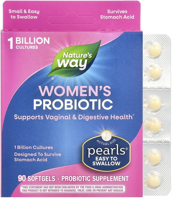 Nature's Way 여성용 프로바이오틱 10억 배양균 소프트젤 90정, NaturesWay여성용프로바이오틱10억배양균소프트젤9, 1개 - 쿠팡