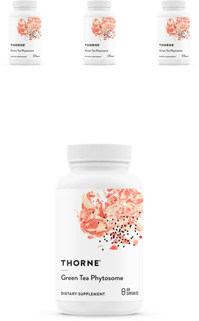 쏜리서치 그린 티 피토섬 캡슐, 60정, 4개 - 쿠팡