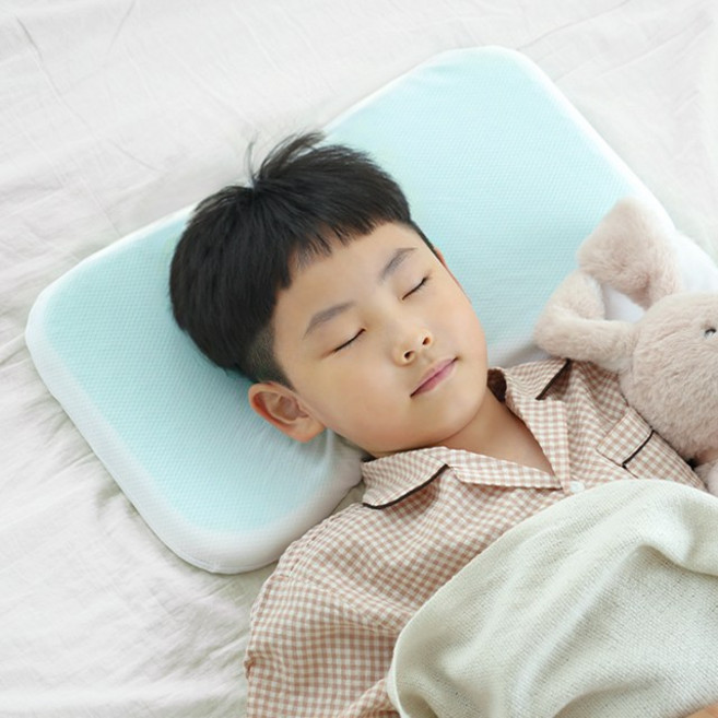 메이슬립 쿨젤 어린이 아기 베개 사계절용, 쿨젤 메모리폼 베개