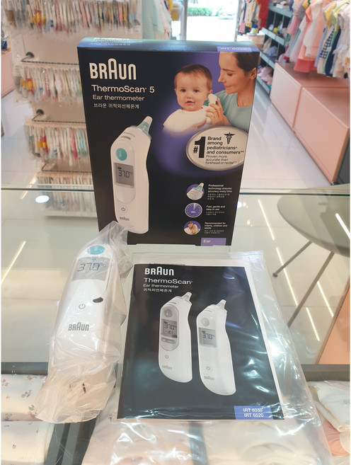 정품 브라운 귀체온계 IRT-6030 6520 기본필터 21개 포함 국내AS가능, 1개