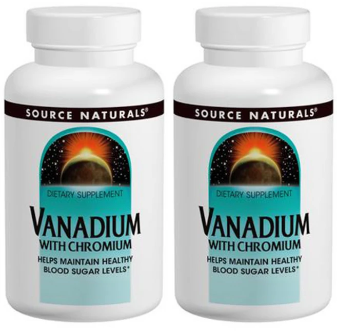 소스내츄럴스 바나듐 크로뮴 타블렛, 180정, 2개 - 쿠팡