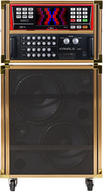 TJ미디어 K2 최신형 가정용 이동식 고정식반주기 노래방기기풀셋트 400W 악보표출 노래교실 녹음기능 최신곡 6만여곡, K2이동식SET