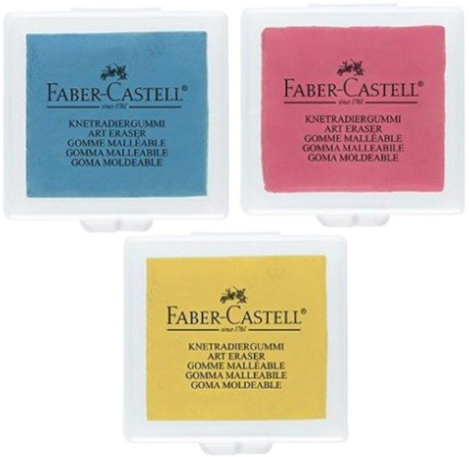 마이드 파버카스텔 색연필 니더블 전문가용 컬러 지우개, 2개, 랜덤발송