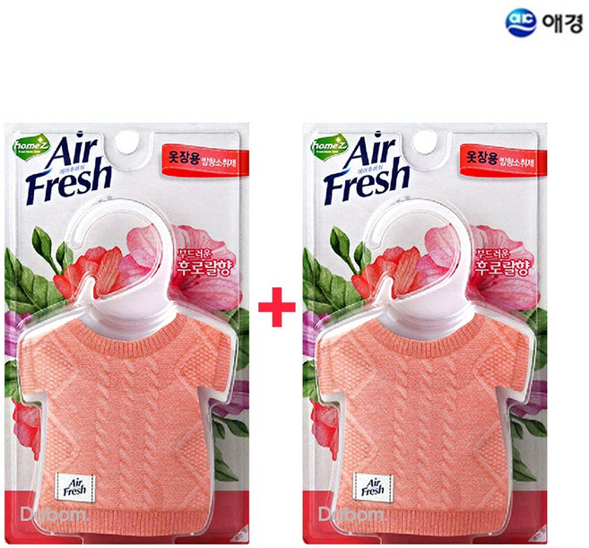 다봄마켓 1+1애경homez 에어후레쉬 옷장/사물함 탈취효과~3가지향 택, 32g