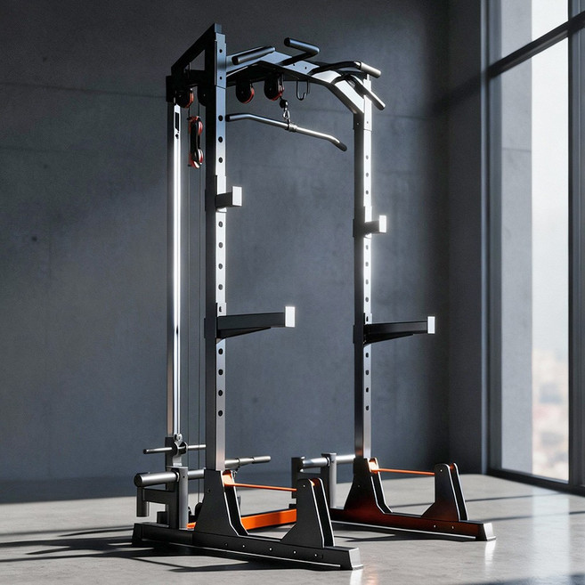 하프랙 5022 미니랙 파워랙 스쿼트랙 헬스 멀티 홈짐, 단품