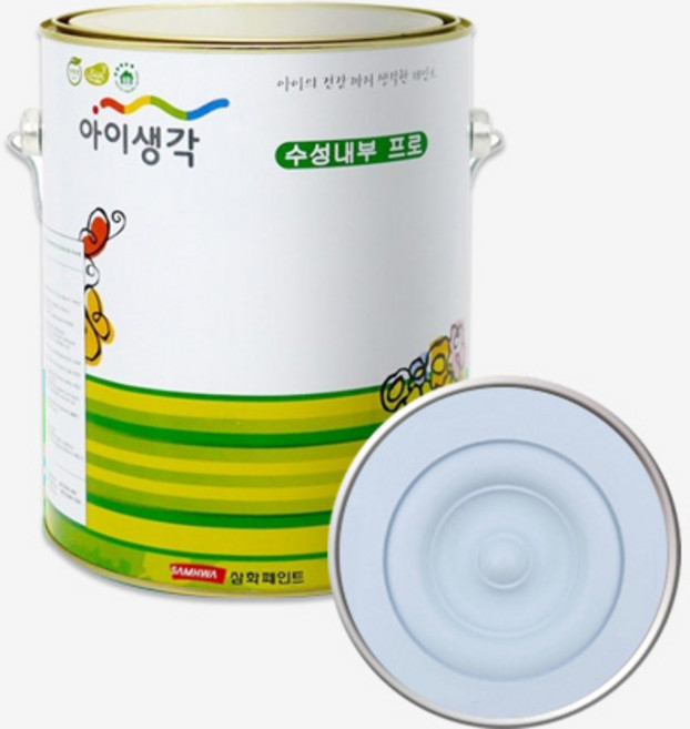 아이생각 수성페인트 무광 4L, 로얄블루, 1개