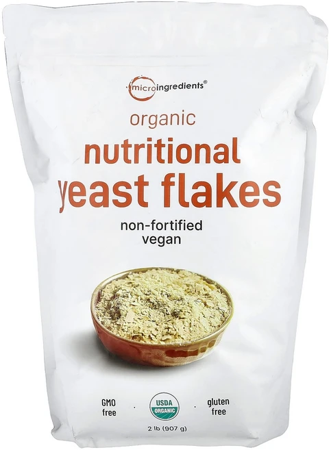 Micro Ingredients 유기농 영양 효모 플레이크 907g(2lb) Ingredients (마이크로 인그리디언츠), 1개, 907g - 쿠팡