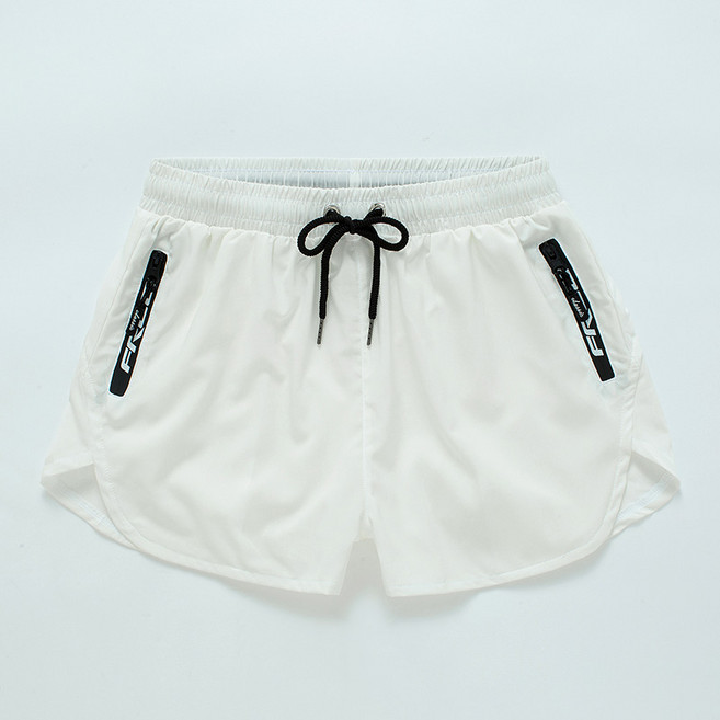 남자 수영복 바지 남자 수영복 3부 반바지 사각팬티 투인원 비치 팬츠 트레이닝 반바지