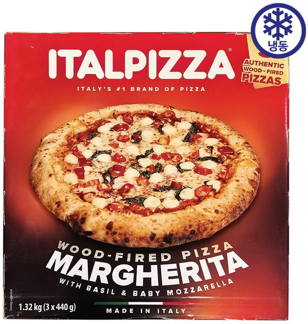 코스트코 이탈피자 마르게리타 피자, 3개, 440g