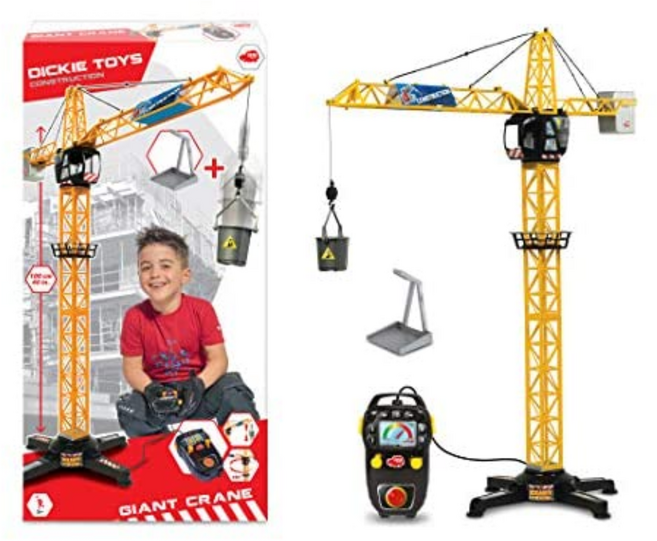 Dickie Toys 디키토이 40인치 자이언트 크레인 플레이 세트, 1개