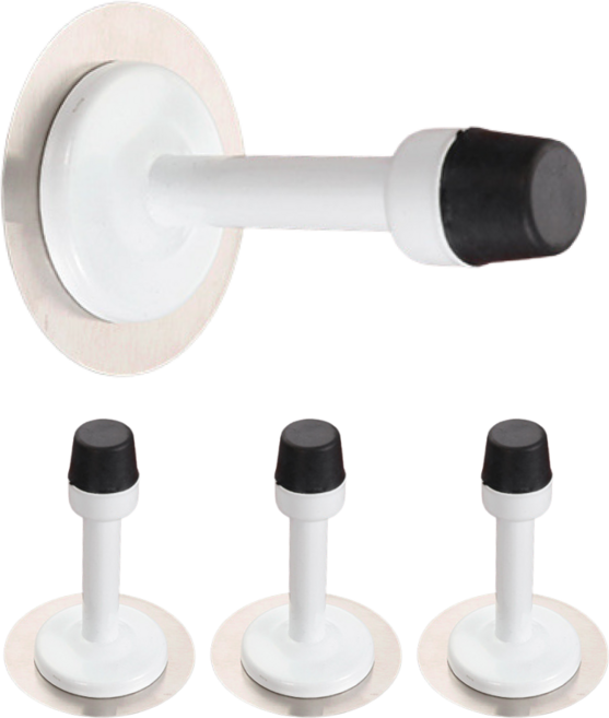 잔대리 붙이는 문쾅방지 방문 도어스토퍼 쿠션, 4개, 화이트