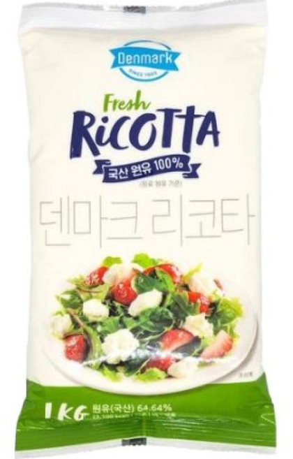 동원F&B 덴마크 리코타치즈 1kg 국산원유100%, 1개