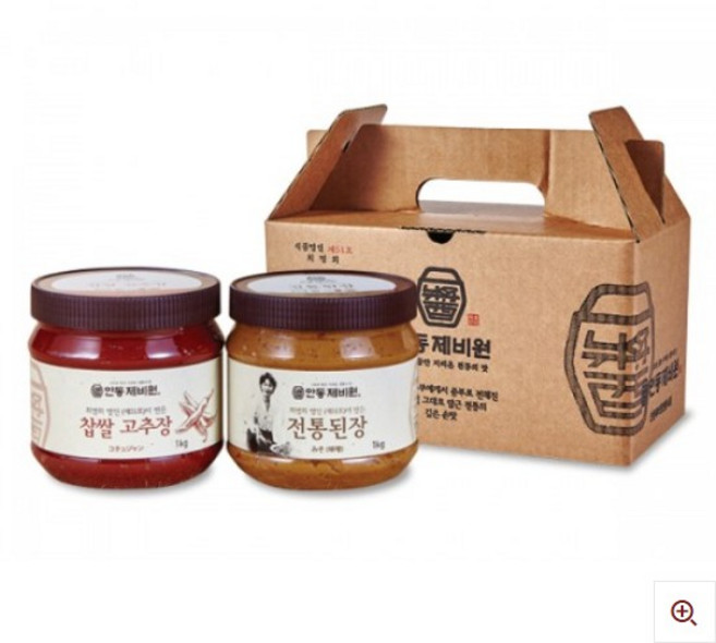 안동제비원 전통된장 1KG + 찹쌀고추장 1KG, 1개