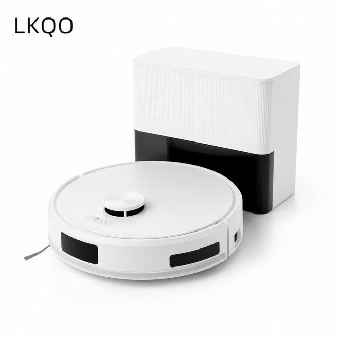 LKQO 로봇청소기 화이트 물걸레겸용 라이다 내비게이션 자동청소, Stellar White, G896