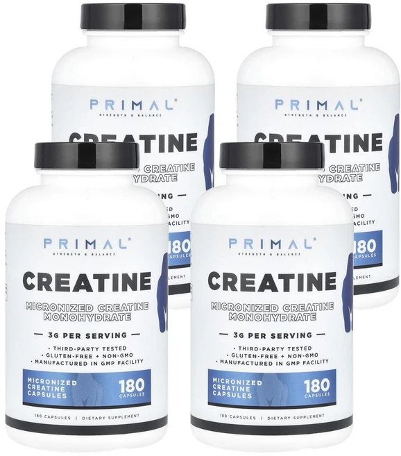 프리프라이멀 크레아틴 PrePrimal Creatine 180정, 4개 - 쿠팡