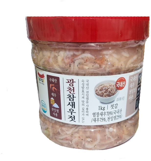 [일가집]광천 참새우젓 1kg, 1개