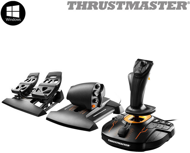 트러스트마스터 T-16000M TWCS 스로틀 TFRP 비행패달 패키지 (PC지원), 1세트, T-16000M+TWCS스로틀+TFRP패달