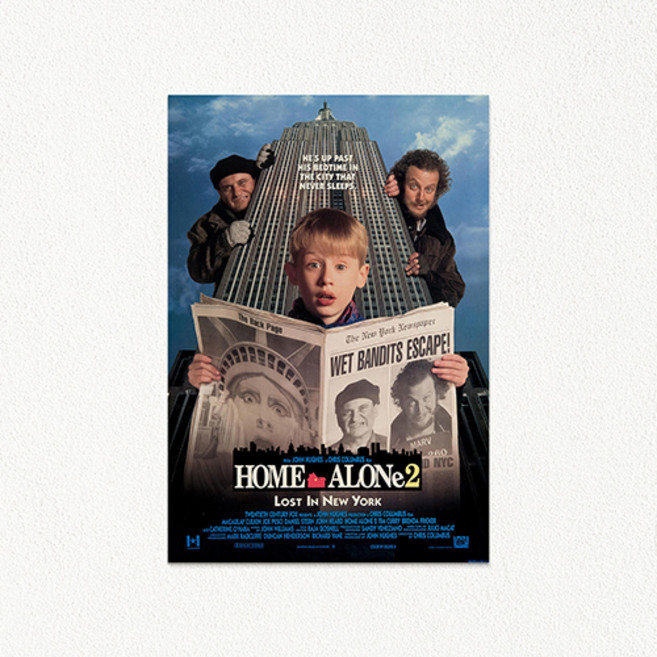 더아트컴퍼니 더 아트 컴퍼니 감성 빈티지 영화포스터 대형 브로마이드 인테리어 캔버스액자 170종 81-120, 85. 나홀로집에C