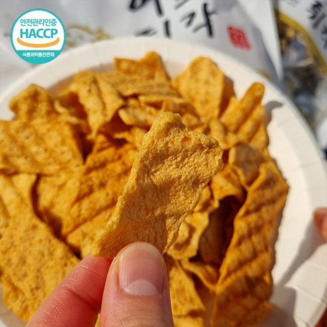 자연e랑 국내가공 어포칩 안주 술 맥주 어포튀각 간식 300gX3, 3개, 300g