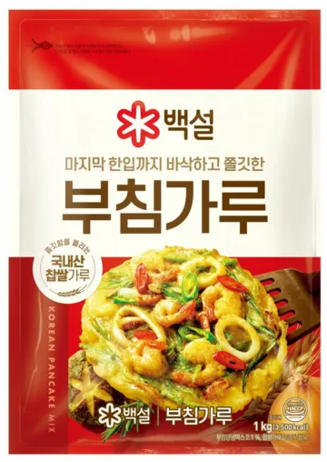 백설 국내산 찹쌀 부침가루 10kg 업소용 대용량 식당용, 1개