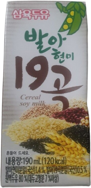 삼육두유 발아현미 19곡 두유, 190ml, 64개