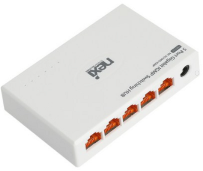 넥시 5포트 기가비트 IGMP 스위칭 허브, 5포트 NX-SG1005-IGMP, 20개