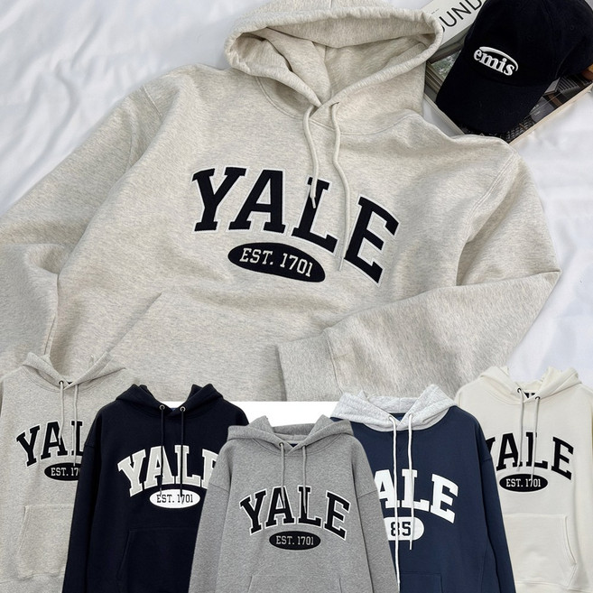 예일 투톤아치 후드 jj0137
