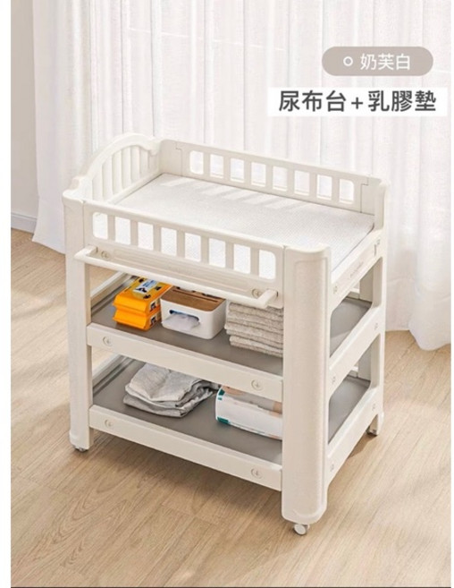 bebeeive 嬰兒尿布台 護理台, 尿布台+乳膠墊, 尿布台+乳膠墊