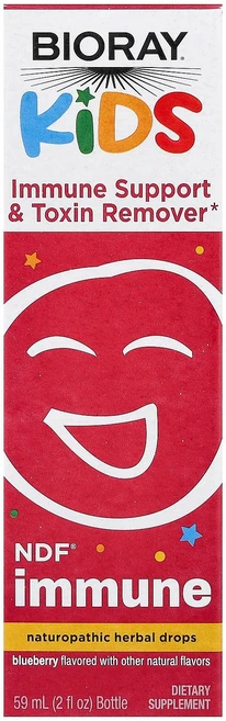 Bioray 어린이용 NDF® 면역 강화 블루베리 맛 59ml(2fl oz) Bioray (바이오레이), Bioray, 어린이용, NDF® 면역 강화, 블루베, 1개, 59ml - 쿠팡