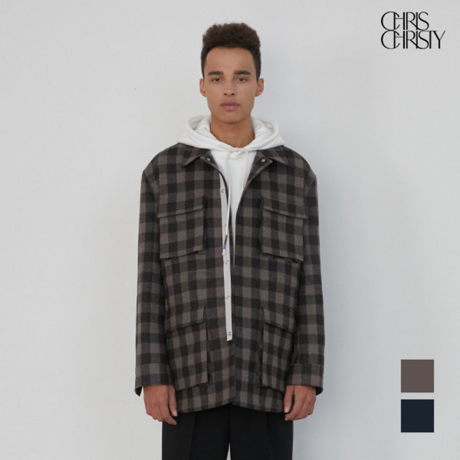 크리스크리스티 크리스크리스티 GINGHAM FIELD JACKET _TC1JPUF0902