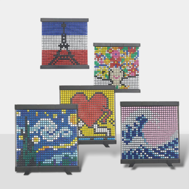 돌아가는 돌돌비즈 비즈발 비즈액자 만들기 5종, 별이빛나는밤