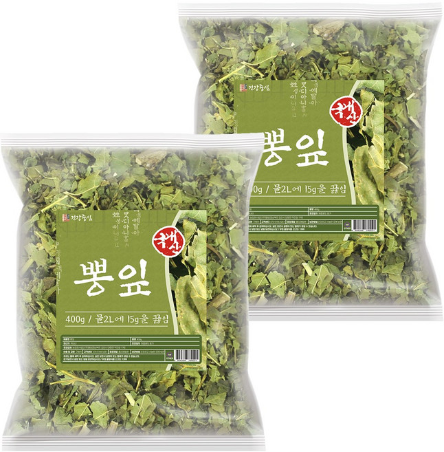 건강중심 국산 뽕잎 뽕나무잎, 400g, 2개