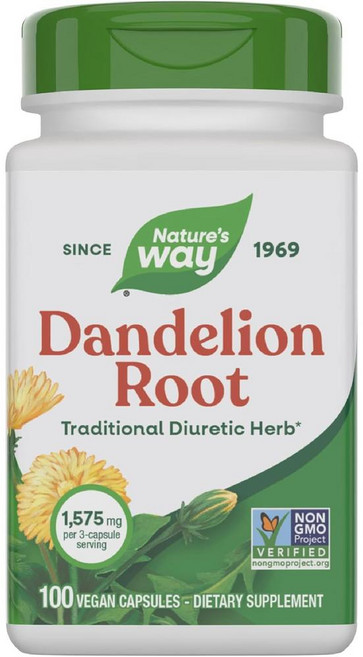네이처스웨이 단델리온 민들레 뿌리 1575mg 허브 추출물 캡슐 Nature's Way Dandelion Root, 1개