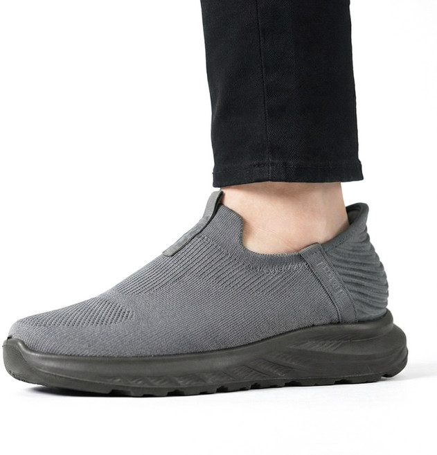 에버라스트 경량 밴딩 이지핏 슬립온 발편한 여성 남성 쿠션 니트 메쉬 데일리 단화 슬립인스