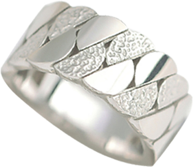 D02 커플링 여성 반지 패션 남성 큰 사이즈 18k GP 체인